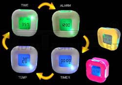 4 SIDED CLOCK WITH BACKLIGHT