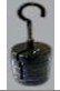100g slotted weight with hook