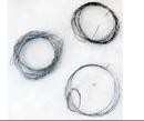 Wires(1) Brass (2)
Steelwire (3) Nichrome