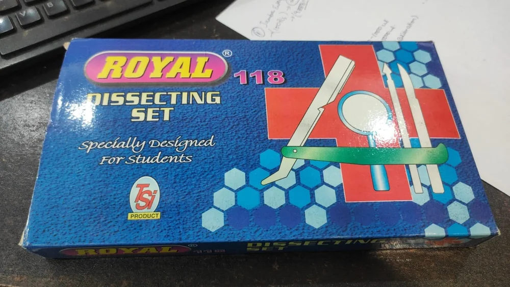 Royal Dissecting Set 118 Biology Lab Instruments