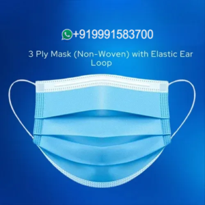 3 Ply Mask (Non-Woven) with Elastic Ear Loop