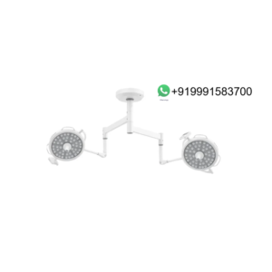 48 + 48 LED DOUBLE DOME OT LIGHT WITH CEILING STRUCTURE (DELUXE) (MEDICAL GRADE LED)