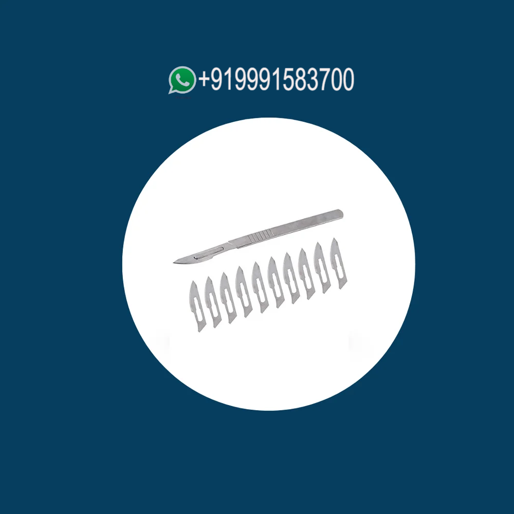 BP HANDLE Blade sterile Carbon Steel Scalpel Blades
