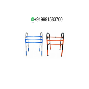 FOLDING WALKER DOUBLE BLUE, ORANGE