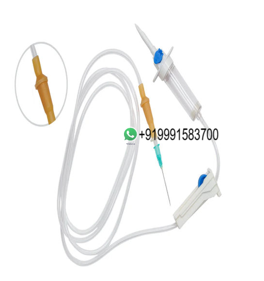 INFUSION SET WITH LATEX BULB LUER SLIP VENTED