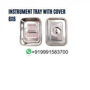 INSTRUMENT TRAY WITH COVER 8X6