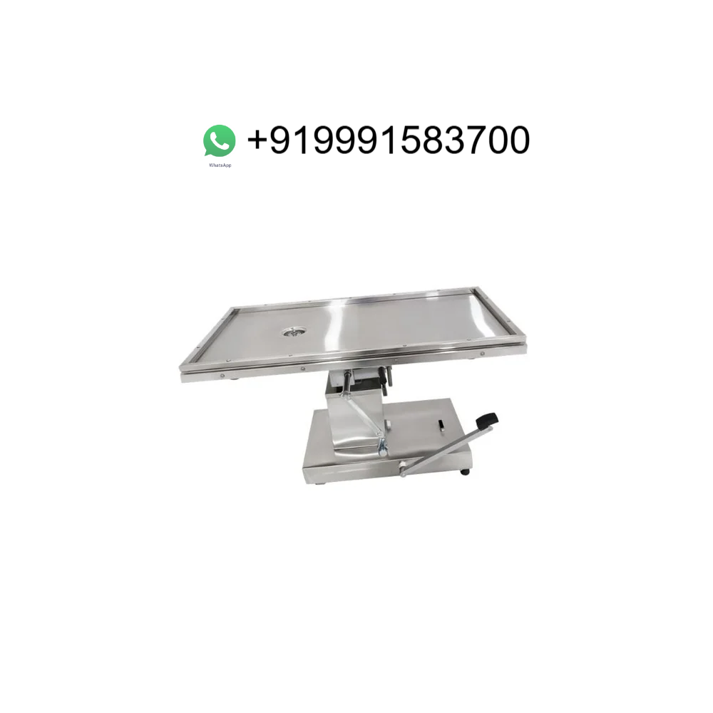 VETERINARY OT TABLE (FOR SMALL ANIMALS) TOP SIZE: 2FEET X 4FEET