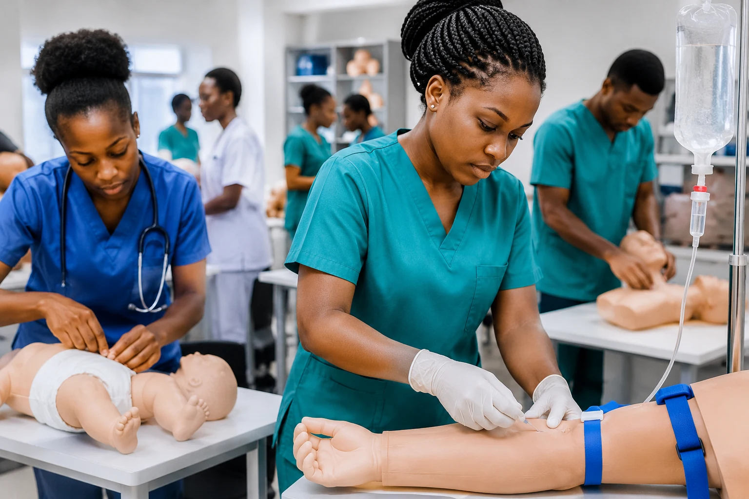 Nursing Colleges Training with Simulation Models