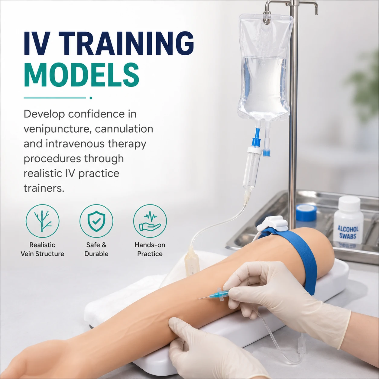 IV Training Models for Venipuncture, Cannulation and Intravenous Therapy