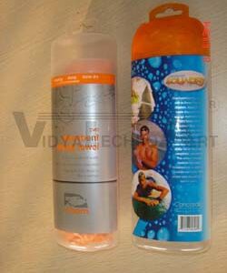 GYM TOWEL TUBE PACKING