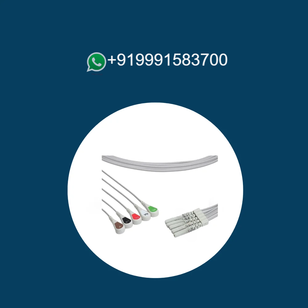 5 Lead Set Holter Cable
