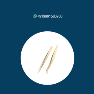Eyelash Tweezers Gold Plated