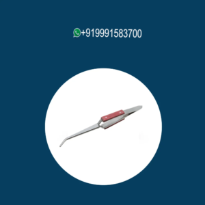Fiber Grip Tweezers Curved Angular