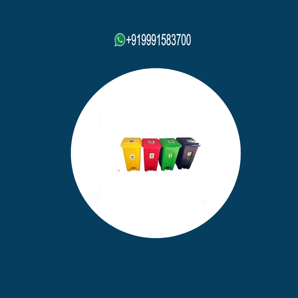 Heavy Plastic Paddle Dustbin 65 Ltr